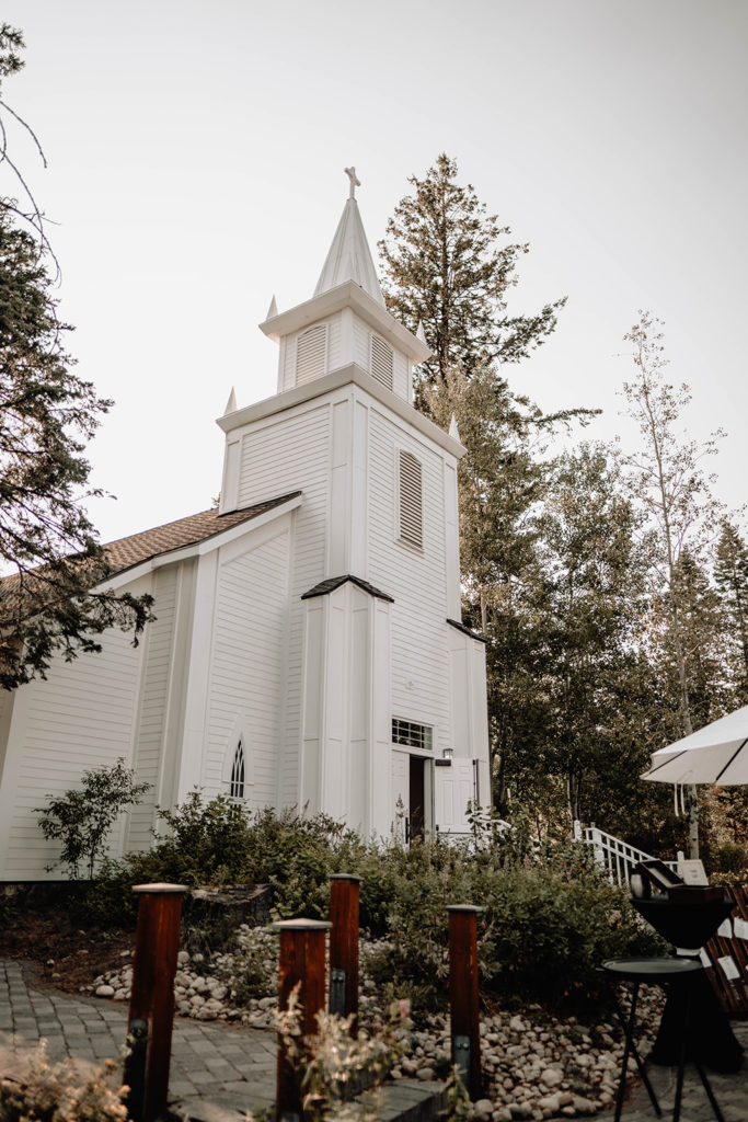Photo of Tamarack Resort's wedding venue chapel
